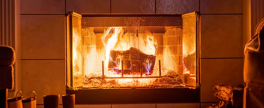 Mendota Hearth Landscape Fireplace Installation in Kenner, Louisiana