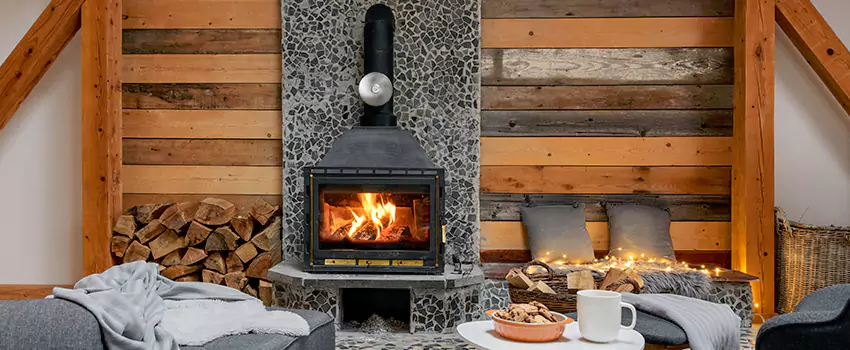 Thelin Hearth Products Direct Vent Gas Stove Fireplace Inspection in Kenner, Louisiana